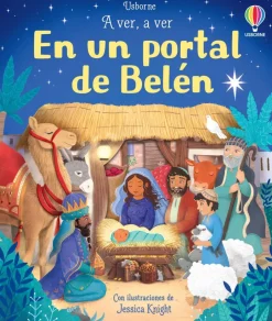 Usborne A ver, a ver · En un portal de Belén New
