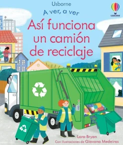 Usborne Así funciona un camión de reciclaje
