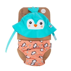 Zoocchini Bañador y gorro Pinguino Online