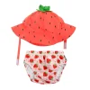 Zoocchini Bañador y gorro Fresa New