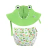 Zoocchini Bañador y gorro Cocodrilo
