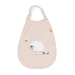 Done by Deer Babero con Goma Tiny farm Powder · Outlet