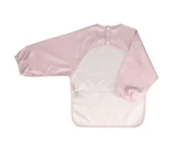 Tutete Babero con Mangas Leaves Pink Sale