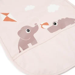 Done by Deer Babero con velcro Playground Powder · Hot