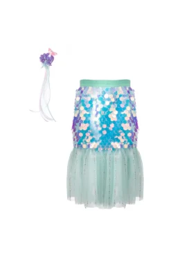 Great Pretenders Bling Bling Falda y diadema Sirena Mint · (4-6 años) Hot