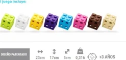 Meli Bloques · Cube 50 piezas Pastel Clearance