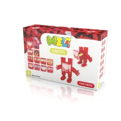 Meli Bloques · Emoti Bombero · 12 piezas Hot