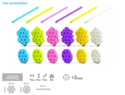 Meli Bloques Maxi Pastel · Constructor Set 60 piezas New