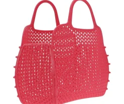 Tutete Bolso Plástico Retro Vintage · Coral Hot