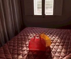 Tutete Bolso Plástico Retro Vintage · Coral Hot