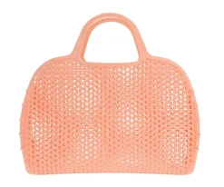 Tutete Bolso Plástico Retro Vintage · Blush Apricot Sale