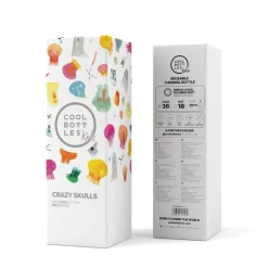 Cool Bottles Botella Acero Crazy Skulls 260ml · Best