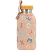 Tutete Botella Acero Funda Funny Letters 500ml Hot