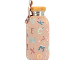 Tutete Botella Acero Funda Funny Letters 500ml Hot
