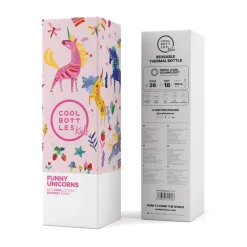 Cool Bottles Botella Acero Funny Unicorns 350ml · Sale