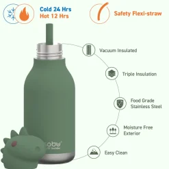 Asobu Botella Bestie Dinosaur 460ml · New