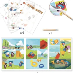 Djeco Calcomanía Comic Flying Sofye · Sale