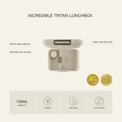 Citron Caja Almuerzo mediana de tritán unicornio Clearance