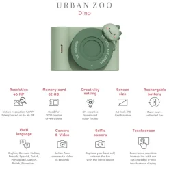 The Zoofamily Cámara Fotográfica Urban Zoo Dino Green · Online