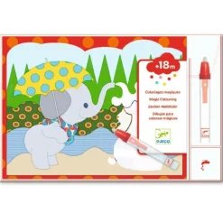Djeco Colorear Mágico con agua Escondido afuera · Outlet