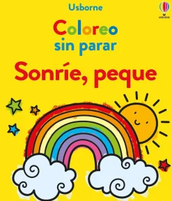 Usborne Coloreo sin parar Sonríe peque