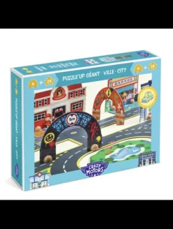 Djeco Crazy Motors Circuit City Puzzle gigante 34 piezas · Outlet