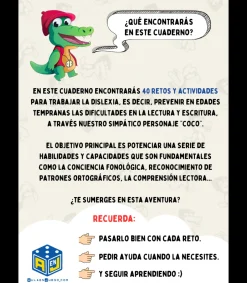 Átomo Games Cuaderno de dislexia lectoescritura · Aula en Juego Outlet