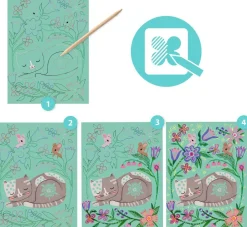 Djeco Cuadros para rascar Encuentros · Outlet