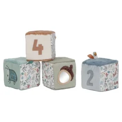 Little Dutch Cubos Blanditos Apilables Forest Friends · New