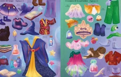 Usborne El vestuario en pegatinas - Hechiceras y Magos Sale