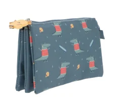 Tutete Estuche escolar 3 compartimentos Croc Hot