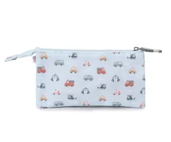 Tutete Estuche escolar 3 compartimentos City Cars New