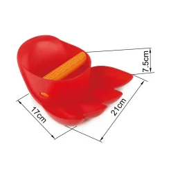 Hape Garra Rastrillo gigante Rojo ·
