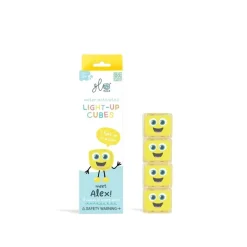 Glo Pals GloPals Cubos luz para el baño BLAIR Amarillo Hot