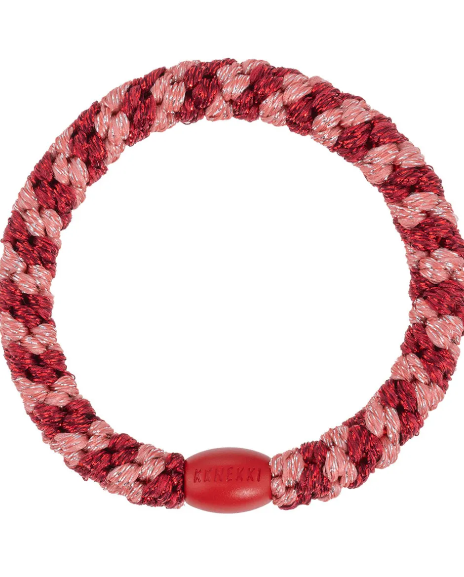 Kknekki Goma de pelo Coral Bordeaux Glitter Sale