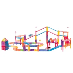 Braintoys Imanix Pista de Carreras 105 piezas ·