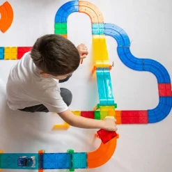 Braintoys Imanix Pista de Carreras 105 piezas ·