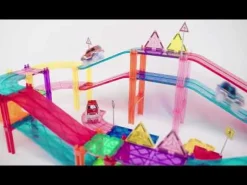 Braintoys Imanix Pista de Carreras 105 piezas ·