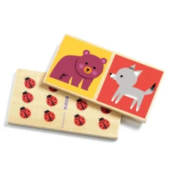 Djeco Juego educativo Dominó Wood · Outlet