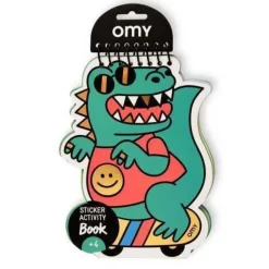 OMY Libreta de pegatinas Dino · Hot
