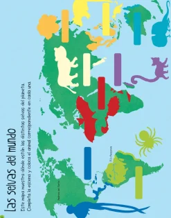 Usborne Libro de pegatinas · La Selva Hot