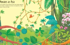 Usborne Libro de pegatinas · La Selva Hot