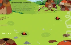 Usborne Libro de pegatinas · Los cavernícolas Sale