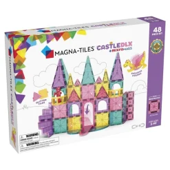 Magna Tiles Magna-T Castle DLX + MicroMags Set 48 piezas Sale