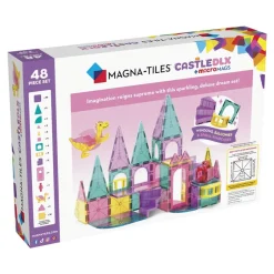 Magna Tiles Magna-T Castle DLX + MicroMags Set 48 piezas Sale