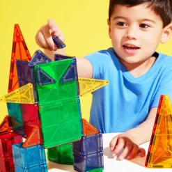 Magna Tiles Magna-T Combo + MicroMags Set 62 piezas Best