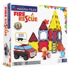 Magna Tiles Magna-T Fire Rescue 27 piezas Clearance