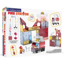 Magna Tiles Magna-T Fire Station Set 50 piezas Discount