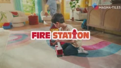 Magna Tiles Magna-T Fire Station Set 50 piezas Discount