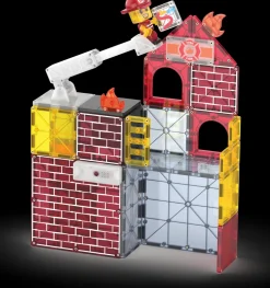 Magna Tiles Magna-T Fire Station Set 50 piezas Discount